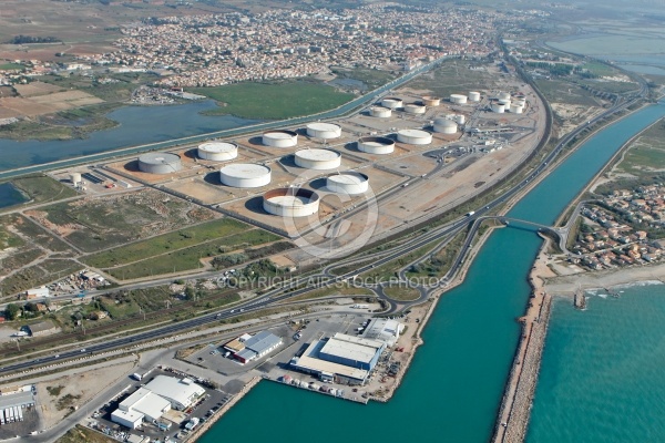Port et réserve de pétrole de Fontignan