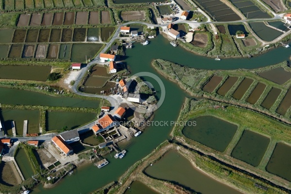 Port ostréicole de La Grève à Duret, Arvert, Charente-Maritimes,