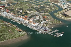 Port Ostréicole de La Tremblade vue du ciel