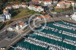 Port-Bourgenay vu du ciel, Vendée 85