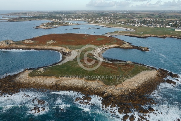 Presqu île de St-Laurent, Porspoder vue du ciel