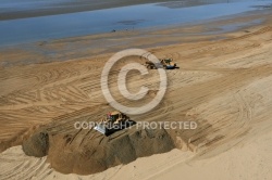 Reconstruction des dunes de la pointe d Arçay, Xynthia, Vendée