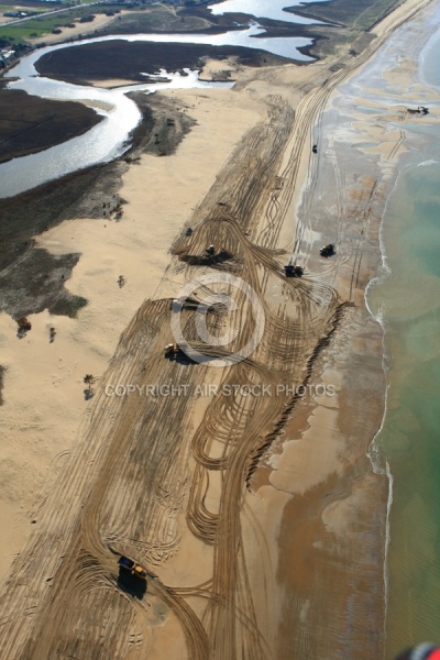 Reconstruction des dunes de la pointe d Arçay, Xynthia, Vendée