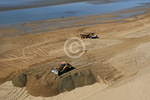 Reconstruction des dunes de la pointe d Arçay, Xynthia, Vendée