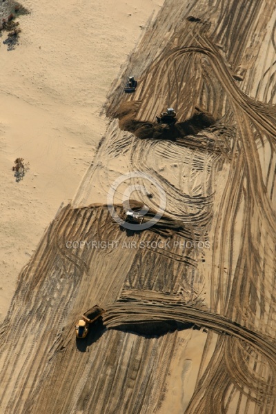 Reconstruction des dunes suite à la tempête Xynthia de février 2