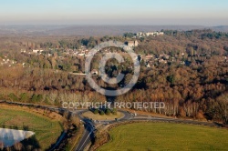 Rochefort-en-Yvelines vue du ciel