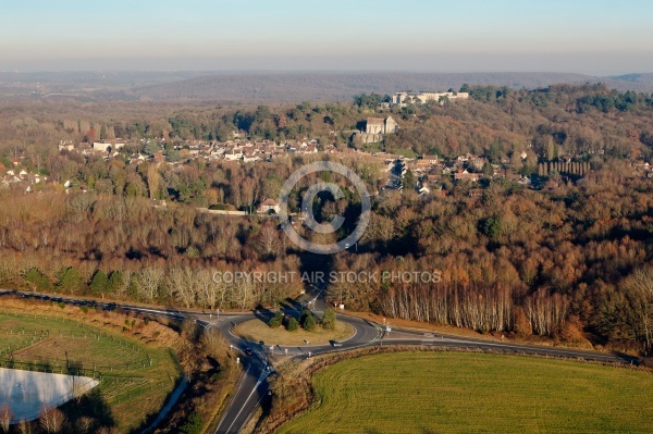 Rochefort-en-Yvelines vue du ciel