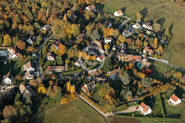 Roinville Sermaise la Bruyère vue du ciel