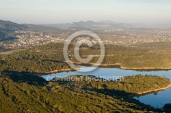 Rousson , le Gard vue du ciel