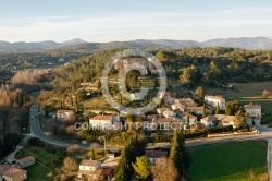 Rousson , le Gard vue du ciel