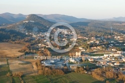 Rousson , le Gard vue du ciel