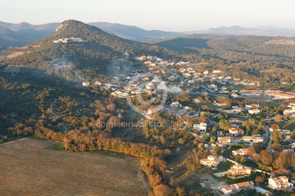 Rousson , le Gard vue du ciel