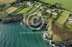 Route des Falaises, Pentrez vue du ciel, Finistère