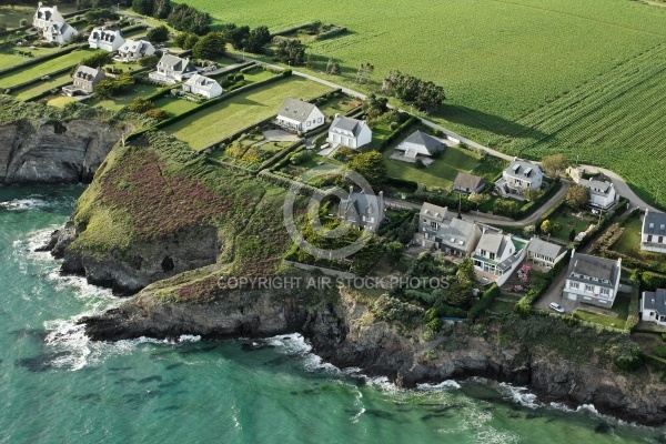 Route des Falaises, Pentrez vue du ciel, Finistère