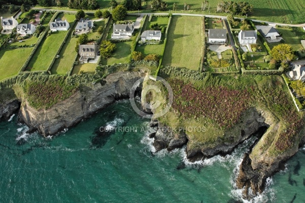 Route des Falaises, Pentrez vue du ciel, Finistère