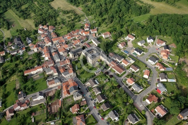 Rustroff vue du ciel, Moselle 57