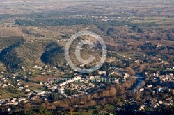 Saint-Ambroix, Les cévènnes vue du ciel