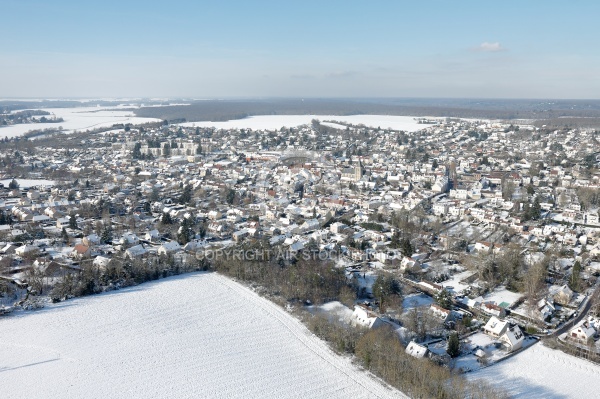 Saint-Arnoult  vue du ciel