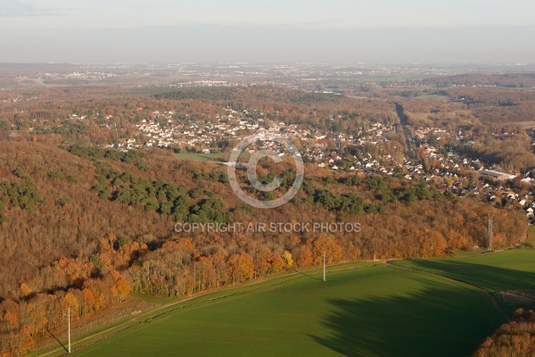 Saint-Chéron vue du ciel