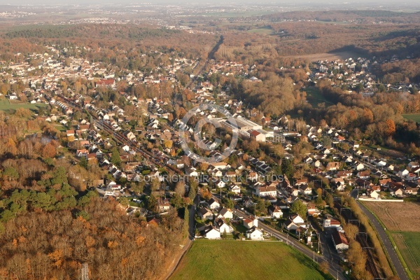 Saint-Chéron vue du ciel