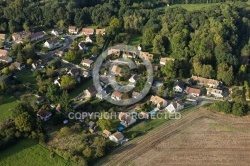 Saint-Cyr-Sous-Dourdan, Ile-de-France vue du ciel