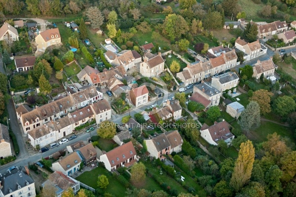 Saint-Cyr-Sous-Dourdan, Ile-de-France vue du ciel