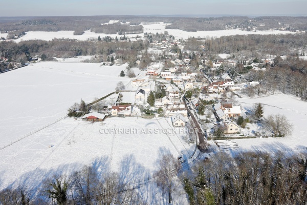 Saint-Cyr-sous-Dourdan sous la neige