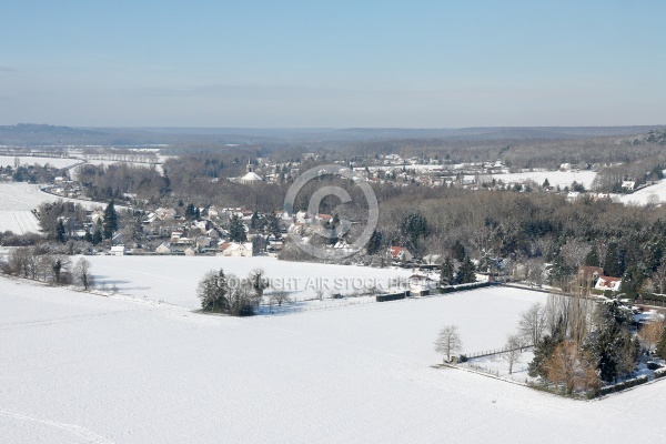 Saint-Cyr-sous-Dourdan sous la neige