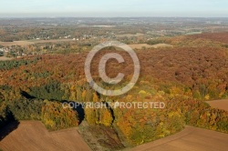 Saint-Cyr-Sous-Dourdan vue du ciel en Automne