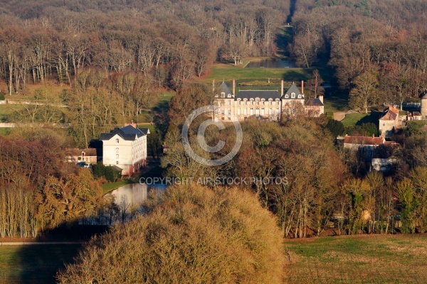 Saint-Cyr-sous-Dourdan vue du ciel