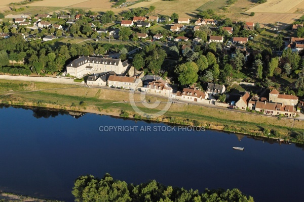 Saint-Dyé-sur-Loire vu du ciel