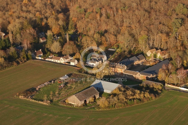 Sainte-Mesme vue du ciel