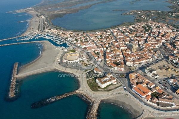 Saintes Maries de la Mer vue du ciel 13