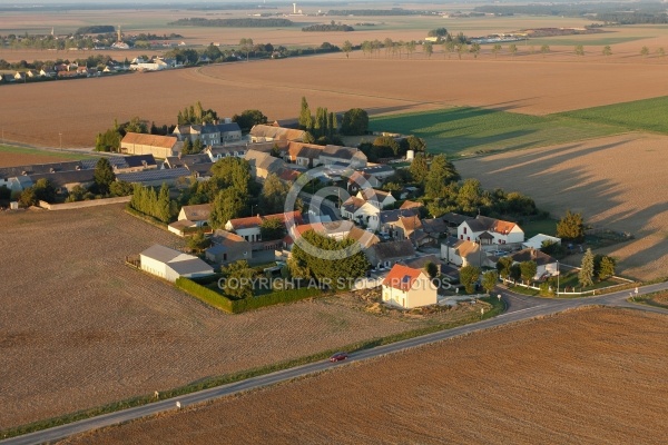 Saint-Escobille Guillerville vue du ciel