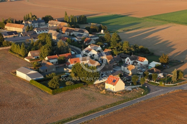 Saint-Escobille Guillerville vue du ciel