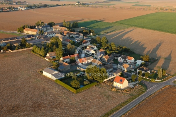 Saint-Escobille Guillerville vue du ciel