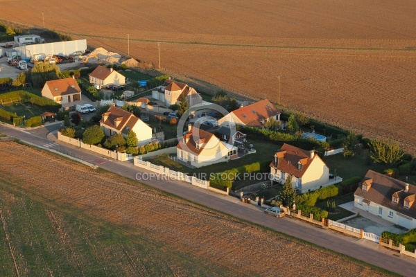 Saint-Escobille vue du ciel