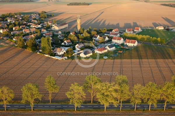 Saint-Escobille vue du ciel
