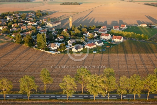 Saint-Escobille vue du ciel