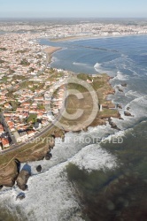 Saint-Gilles-Croix-de-Vie vue du ciel