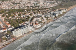 Saint-Gilles-Croix-de-Vie vue du ciel