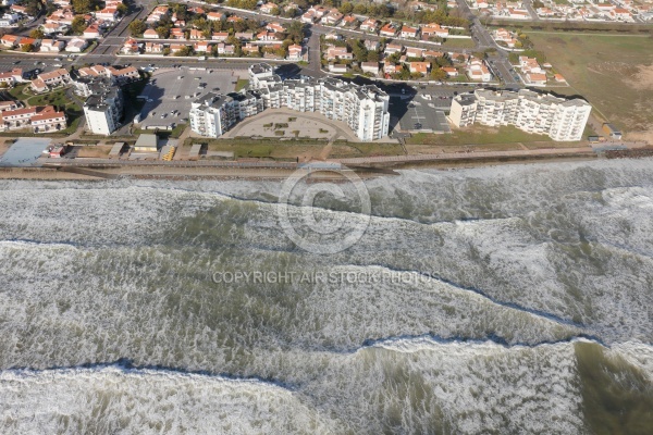 Saint-Gilles-Croix-de-Vie vue du ciel