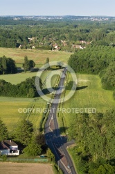 Saint-Maurice-Montcouronne vue du ciel