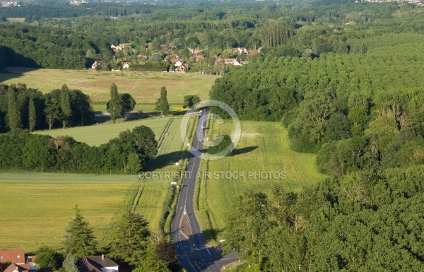 Saint-Maurice-Montcouronne vue du ciel