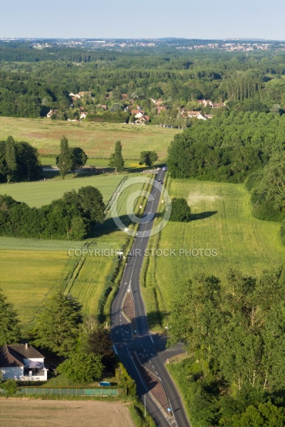 Saint-Maurice-Montcouronne vue du ciel