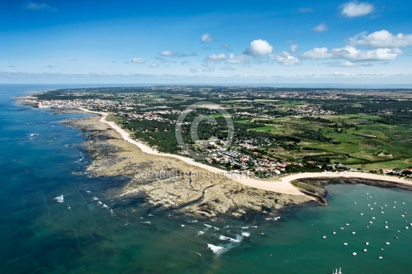 Saint-Pierre-d Oléron vue du ciel