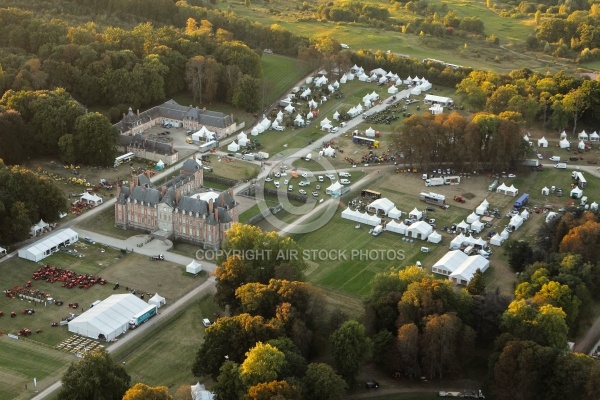 Salon Château de Baville, St Chéron 91 vue du ciel