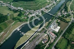 Schengen, Le Luxembourg vue du Ciel