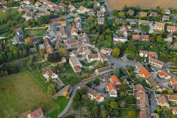 Sermaise Le Mesnil vue du ciel 91