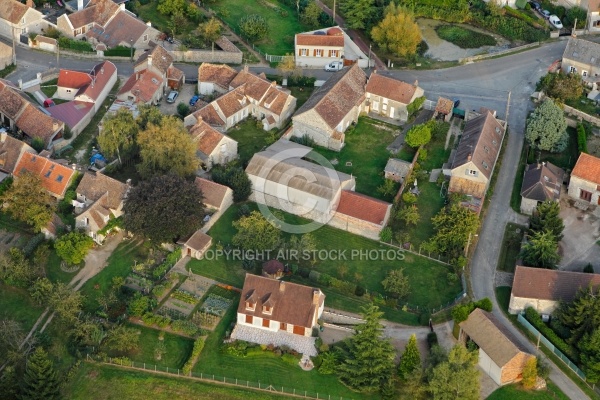 Sermaise Le Mesnil vue du ciel 91